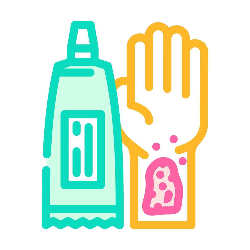 antifungals medicines pharmacy color icon illustration vector