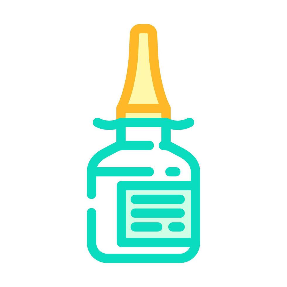 antihistamines medicines pharmacy color icon illustration vector