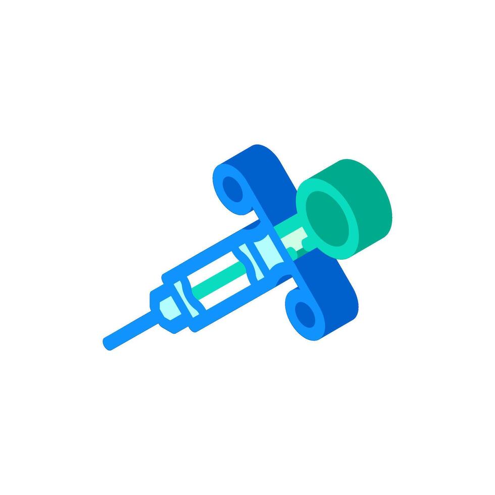 anestésicos medicamentos farmacia isométrica icono ilustración vector