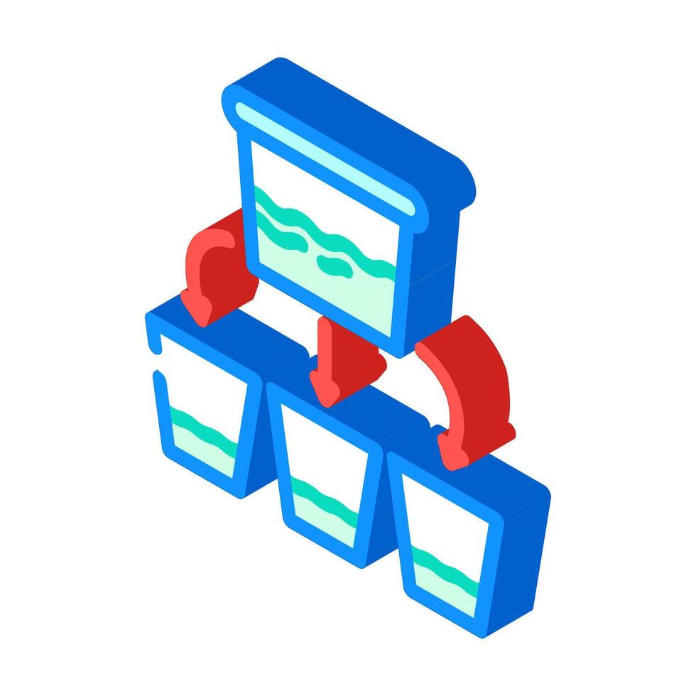 link juice seo isometric icon illustration vector