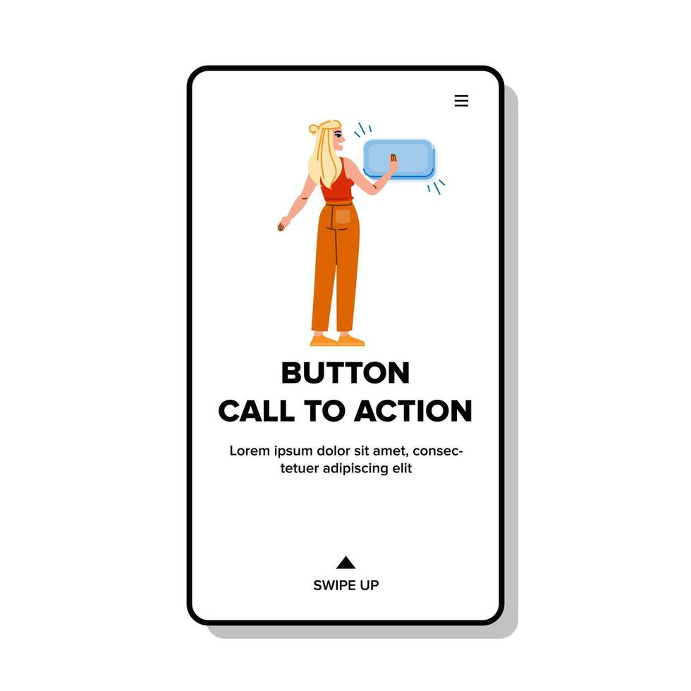 download button call to action vector
