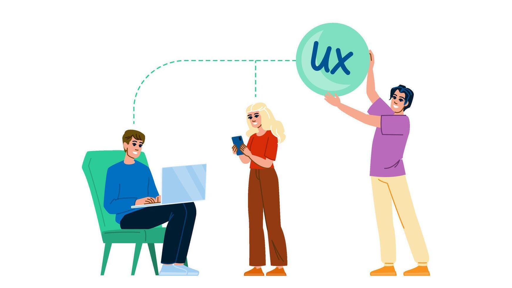 experience user research website vector