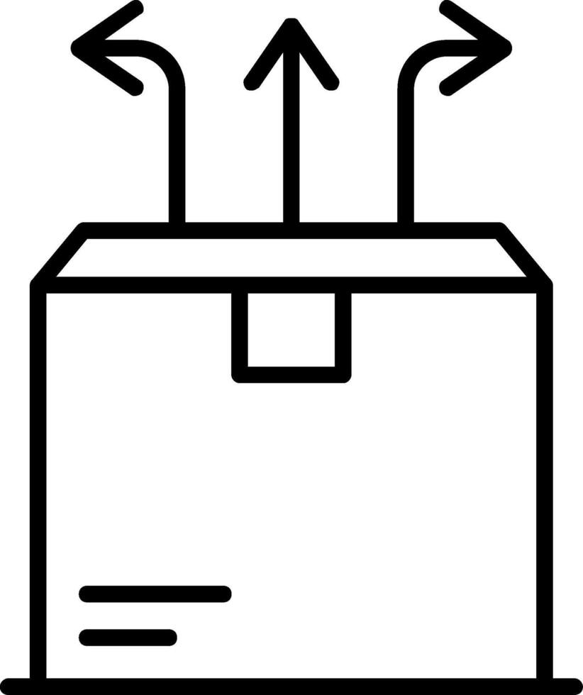 Product Strategy Line Icon vector