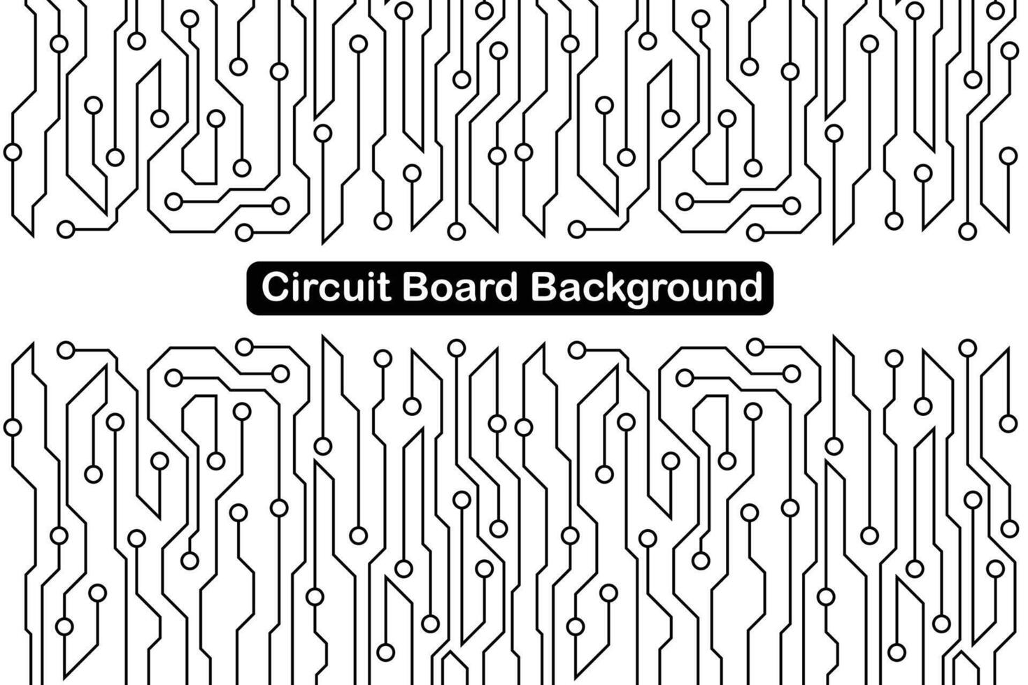 resumen futurista circuito tablero tecnología antecedentes. circuito tablero con varios tecnología elementos. vector