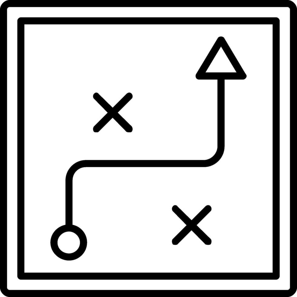 Business Strategy Line Icon vector