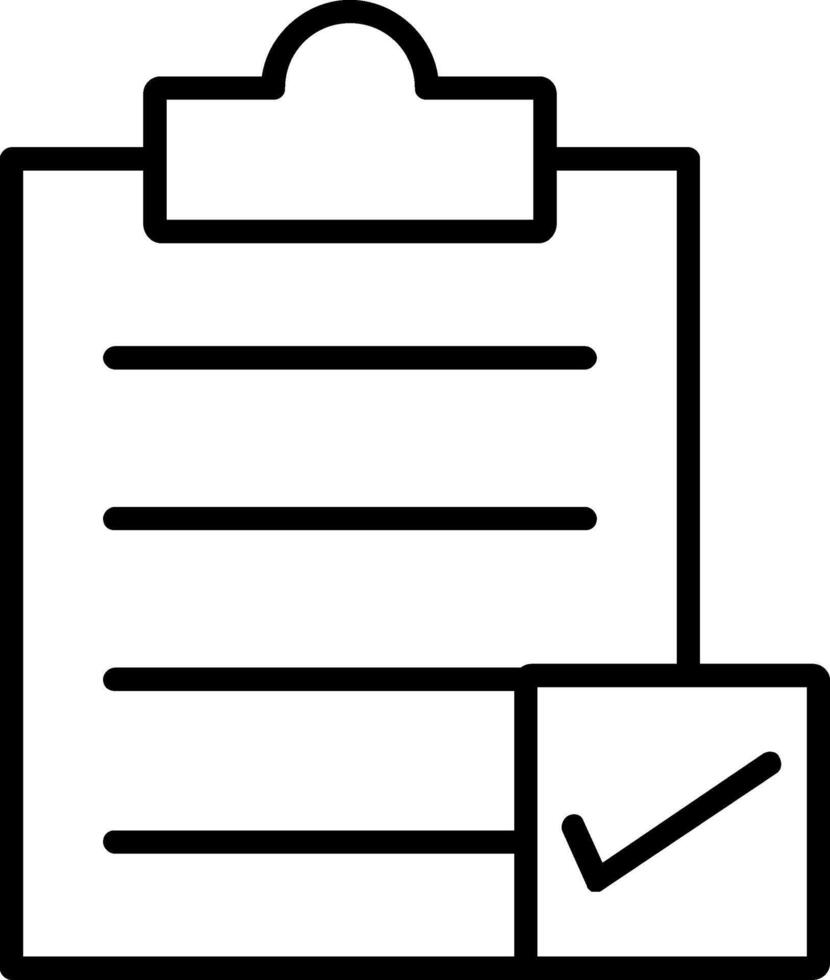 Directory Submission Line Icon vector