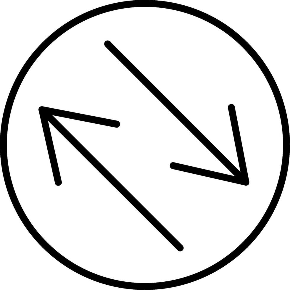 Swap Line Icon vector