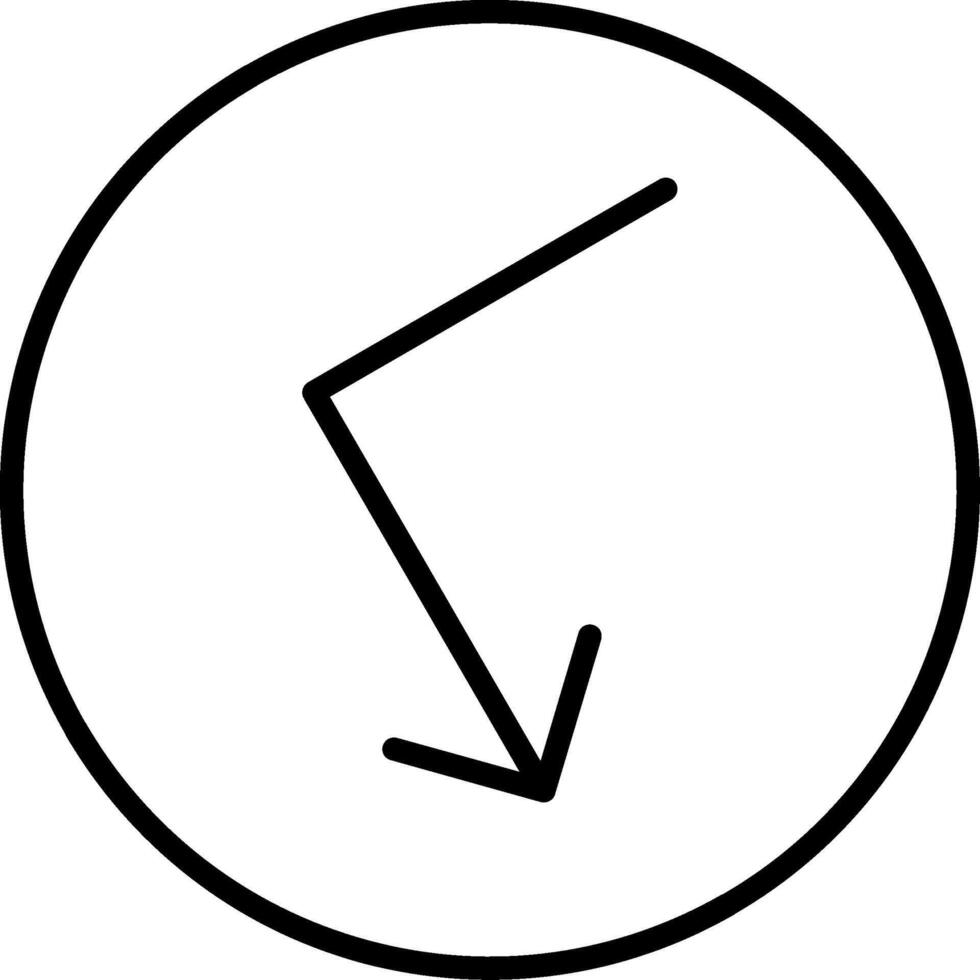 Bounce Line Icon vector