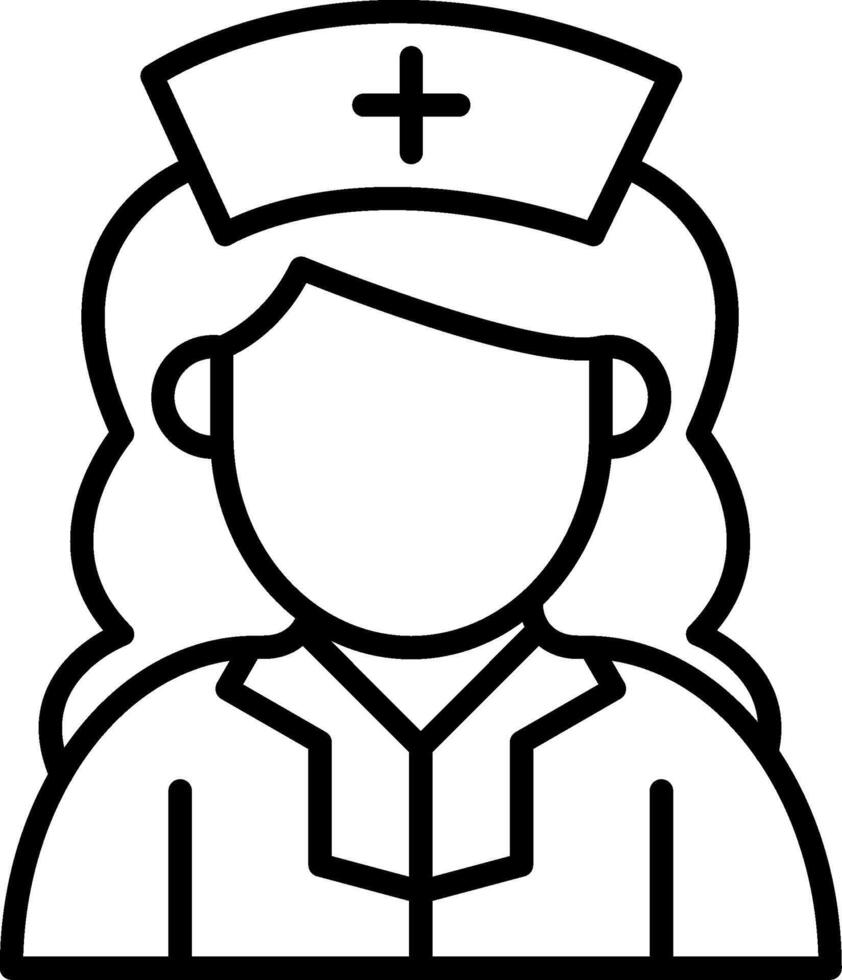 Nursing Line Icon vector