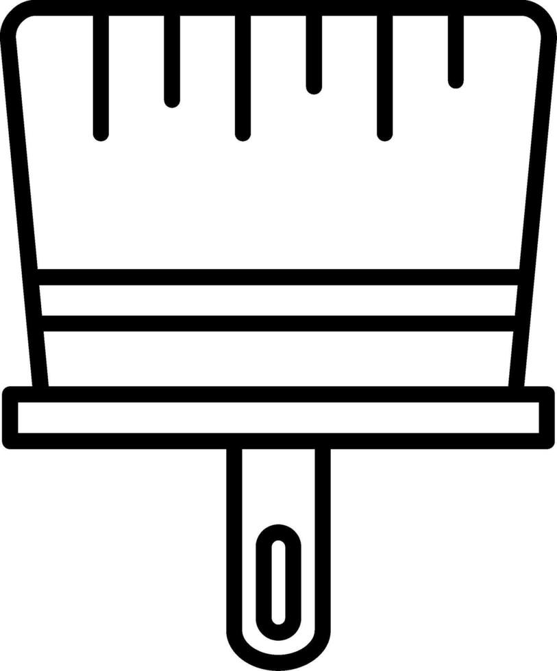 Brush Line Icon vector