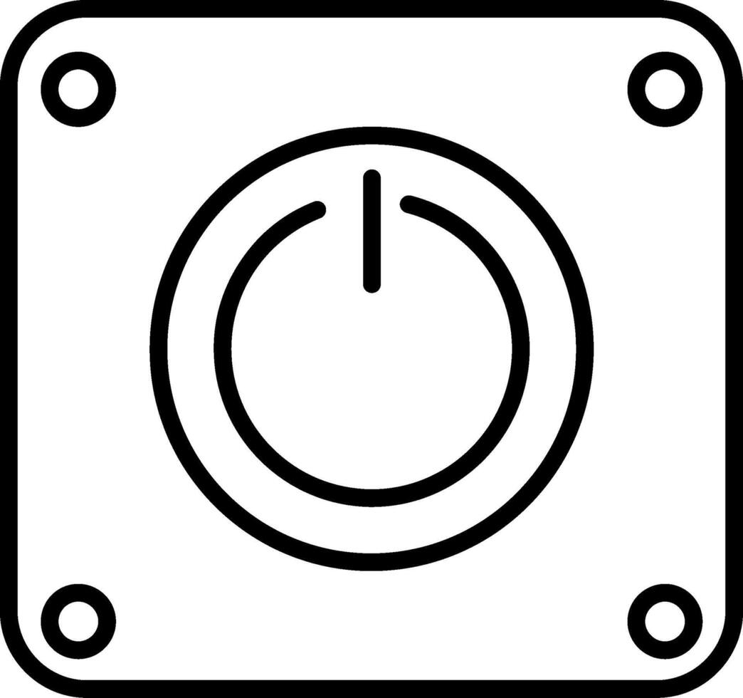 Power Line Icon vector