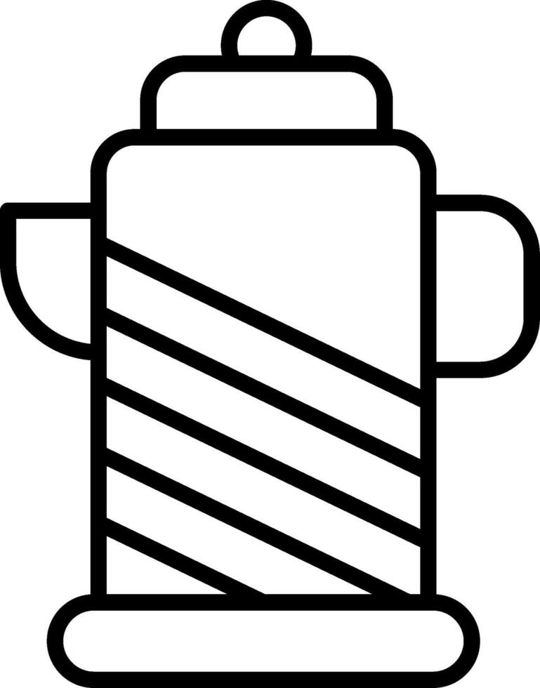 Kettle Line Icon vector