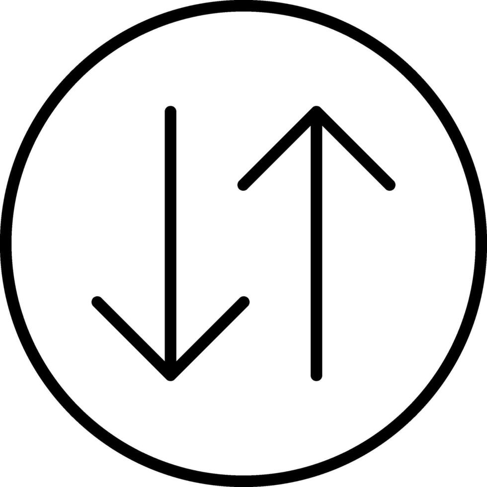 Arrows Line Icon vector