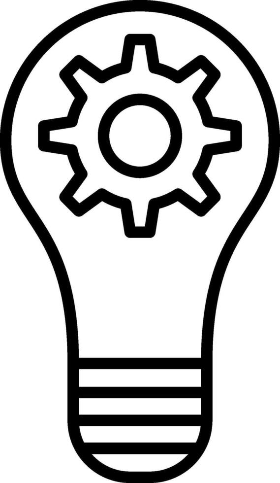 Creativity Line Icon vector