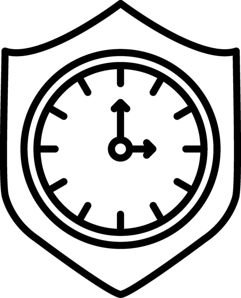 Reliablity Line Icon vector