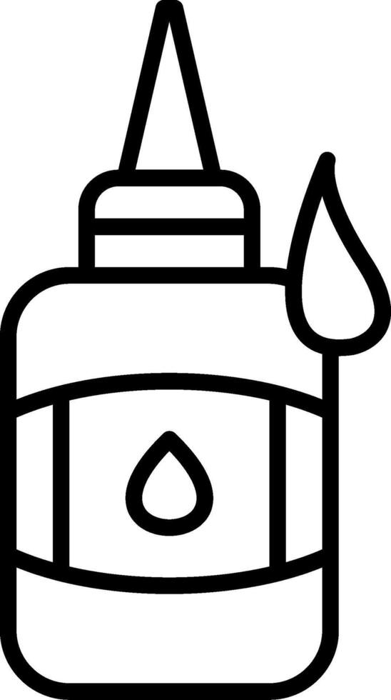 Glue Line Icon vector