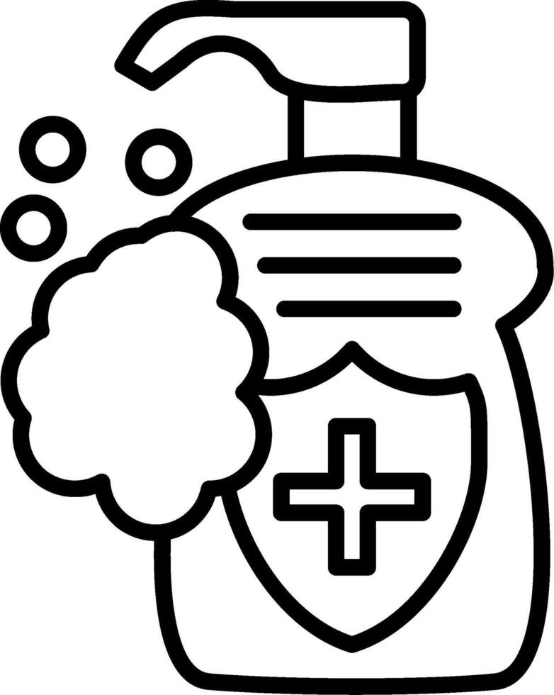 Soap Line Icon vector