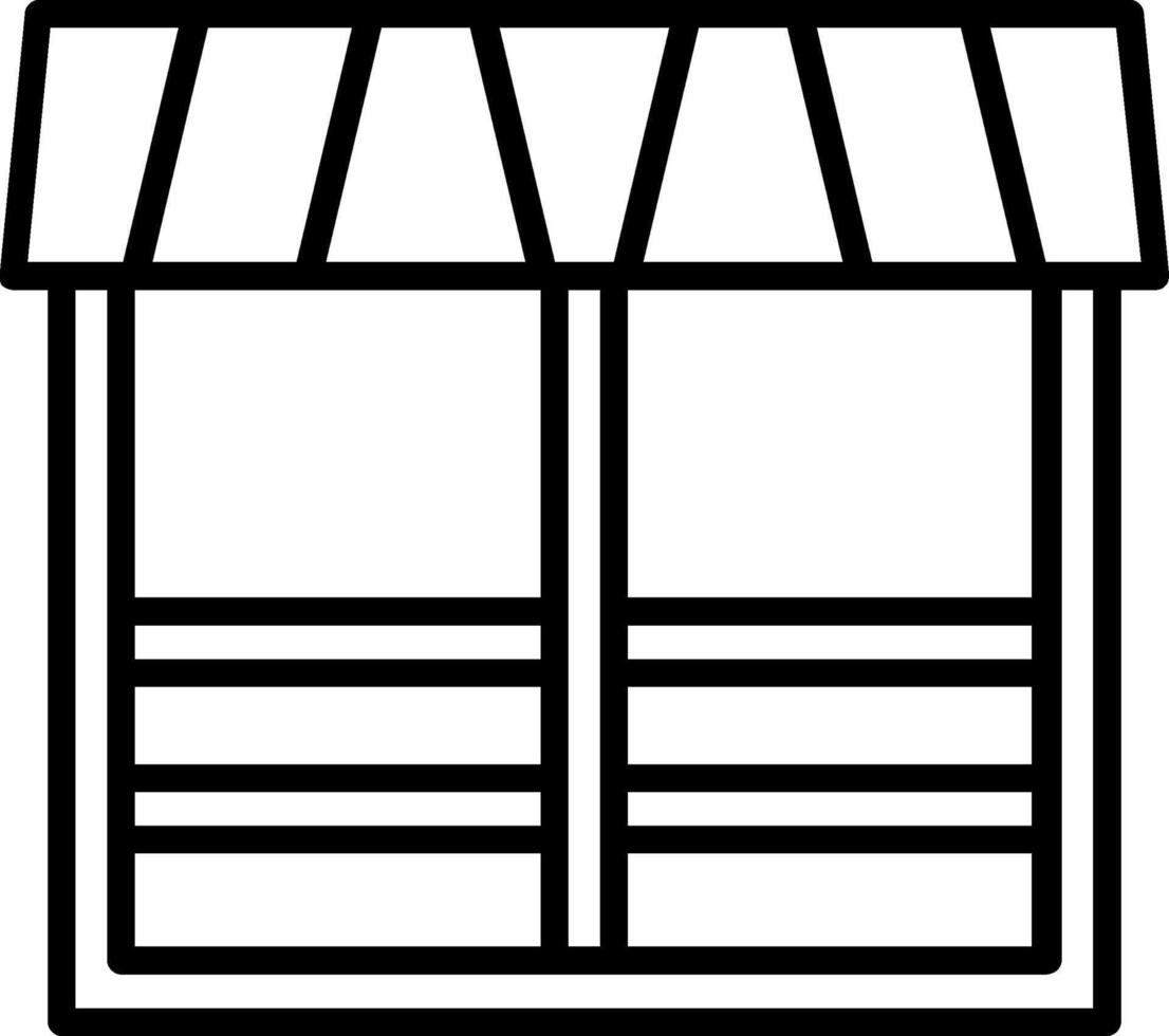 Stable Line Icon vector