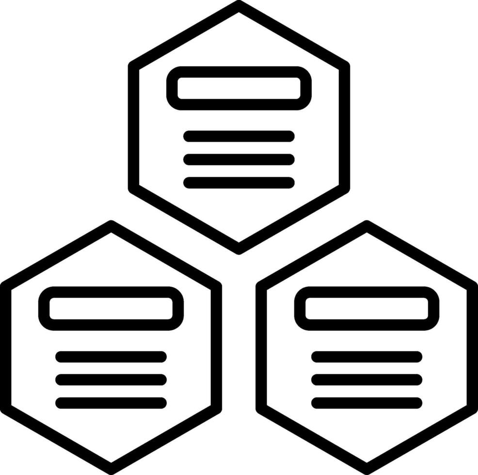 Infographic Elements Line Icon vector