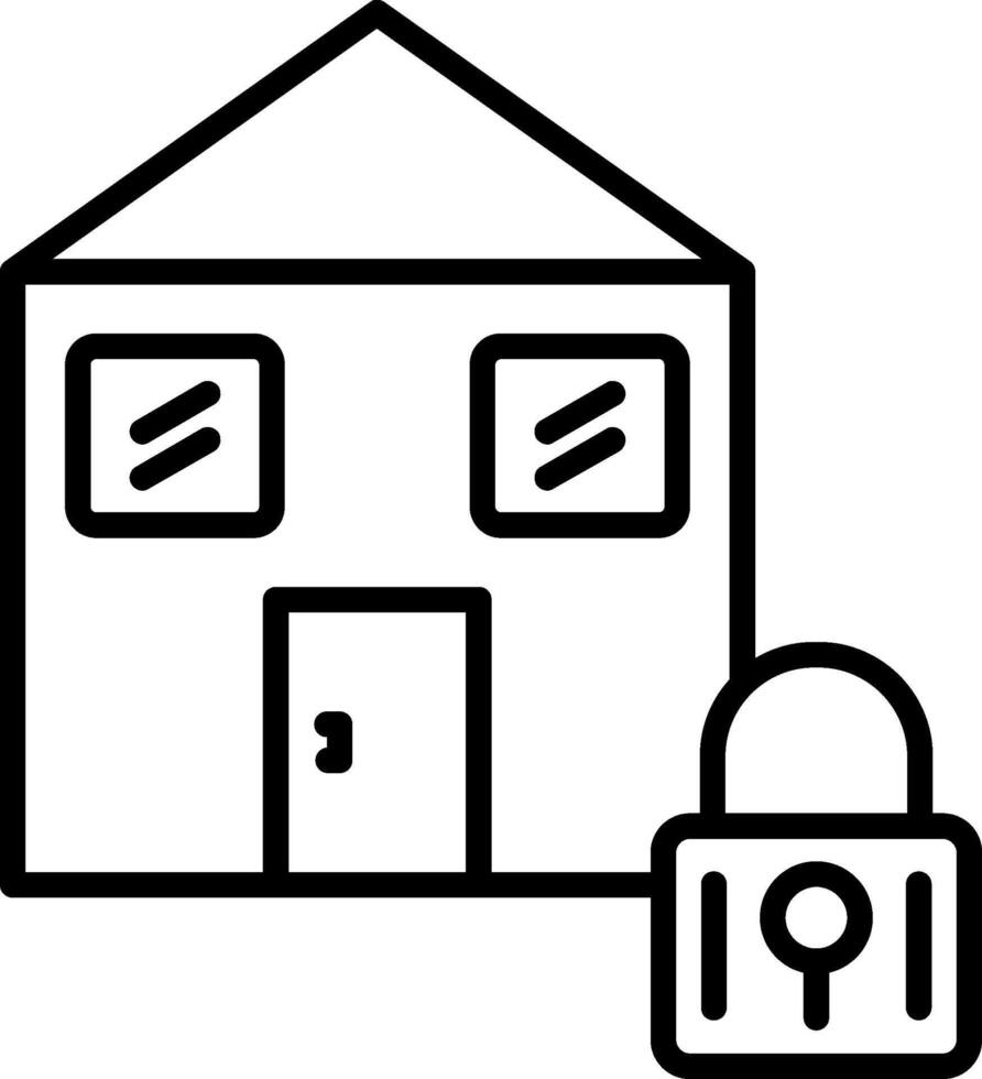 Home Line Icon vector