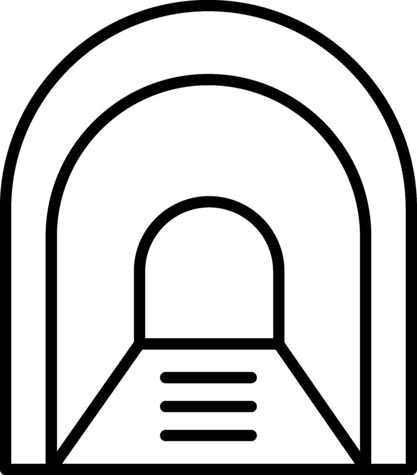 Aisle Line Icon vector