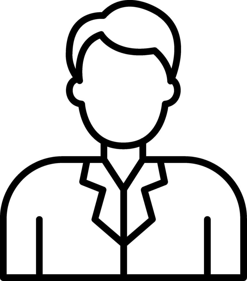 Manager Line Icon vector