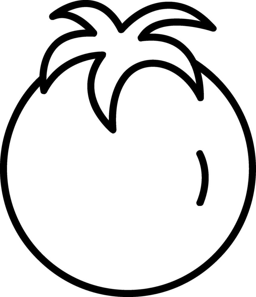 Tomatoes Line Icon vector