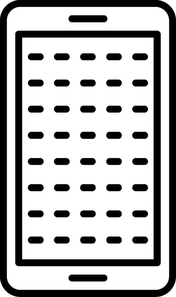 E Learning Line Icon vector