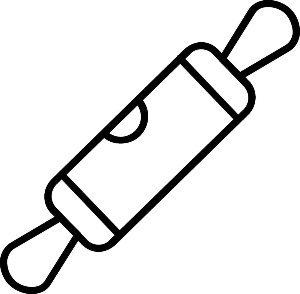 Rolling Pin Line Icon vector