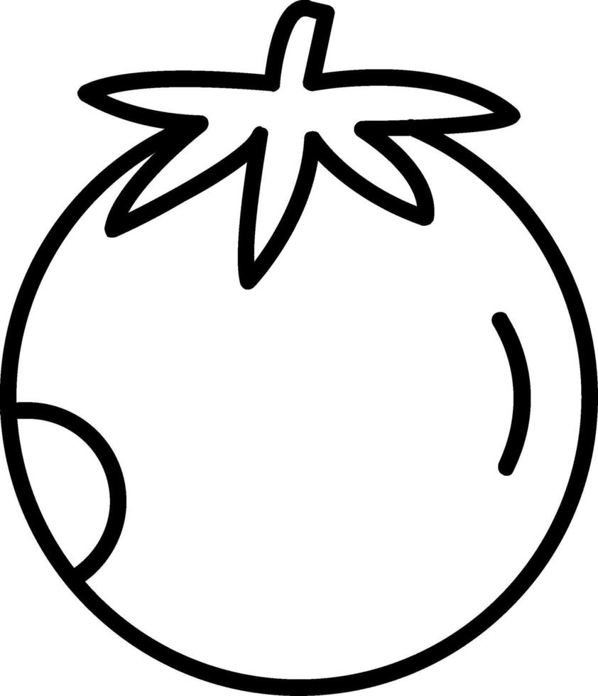 Tomatoes Line Icon vector