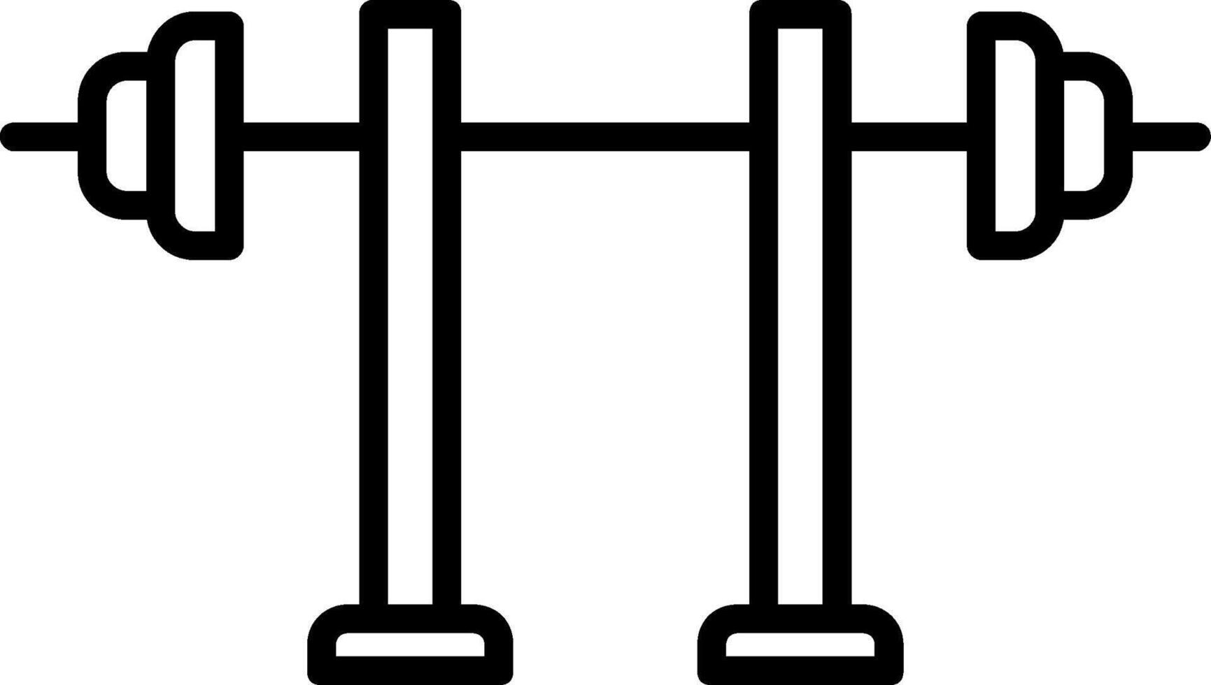 Squat Line Icon vector
