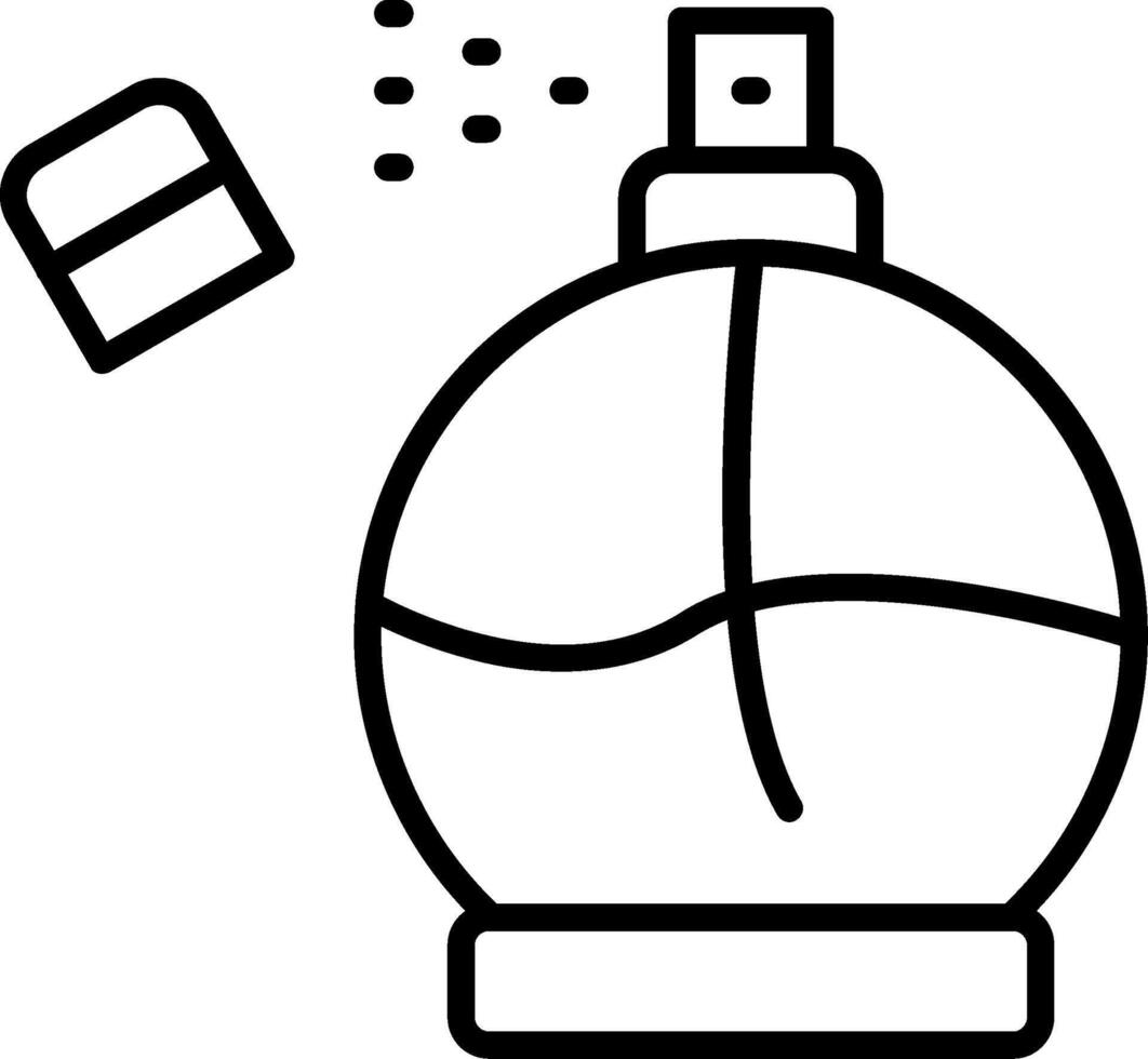 Perfume Line Icon vector