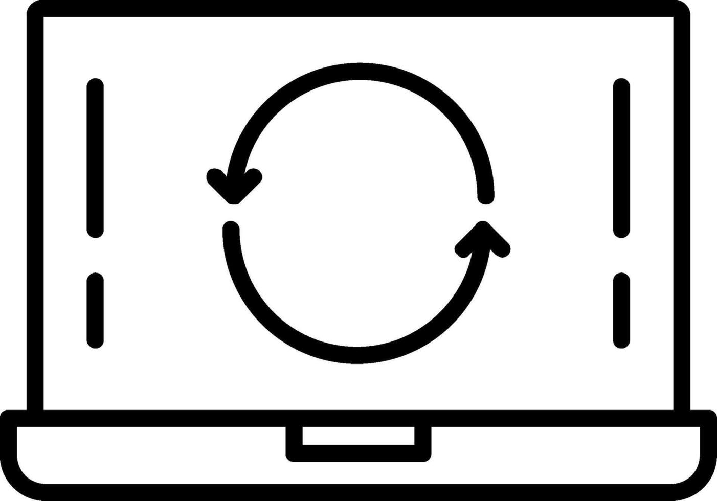 Reload Line Icon vector
