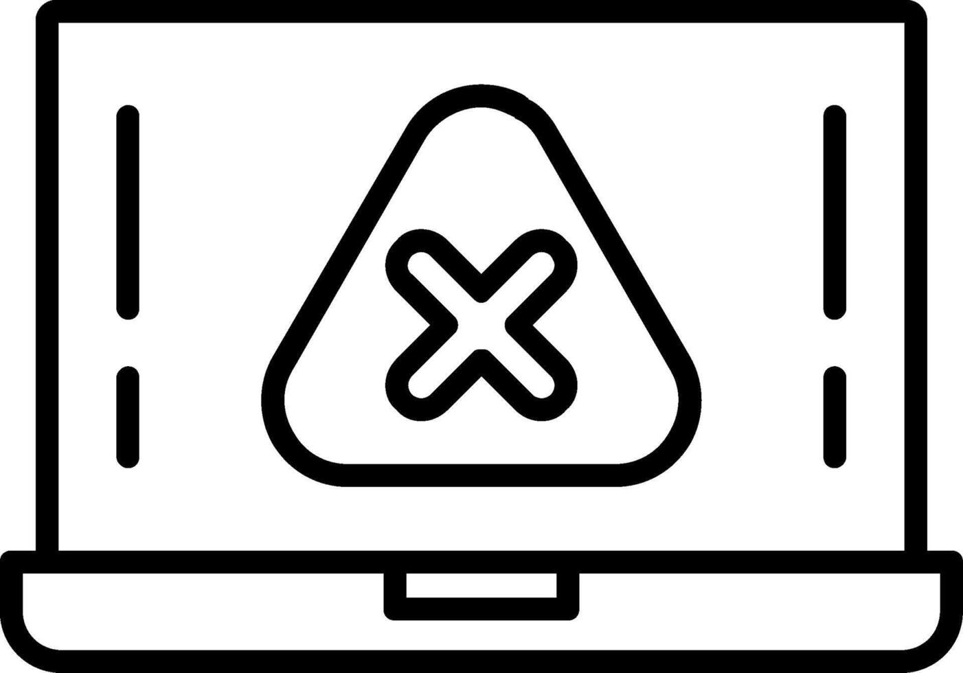 Cancel Line Icon vector