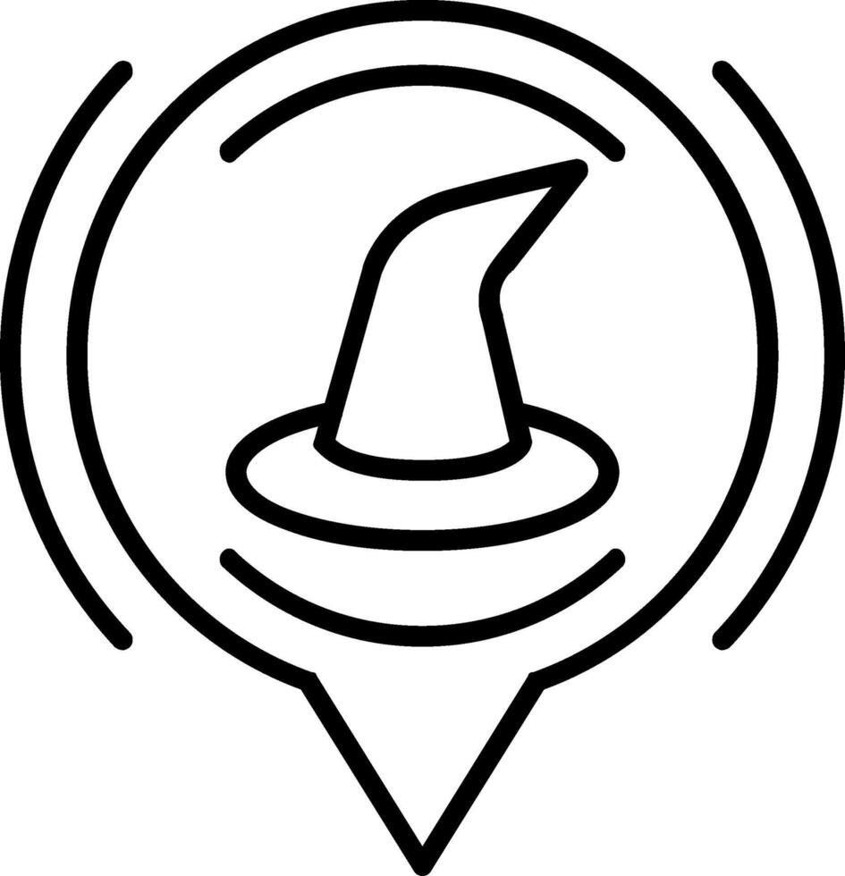 Magic Line Icon vector