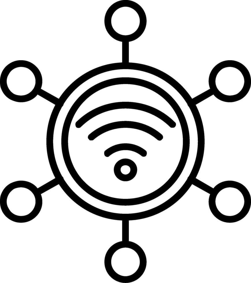 Connection Line Icon vector