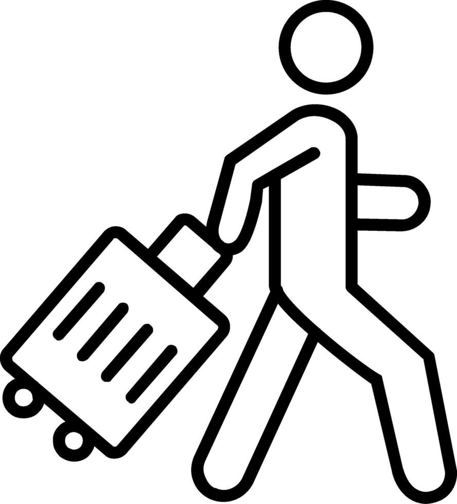 Person Line Icon vector