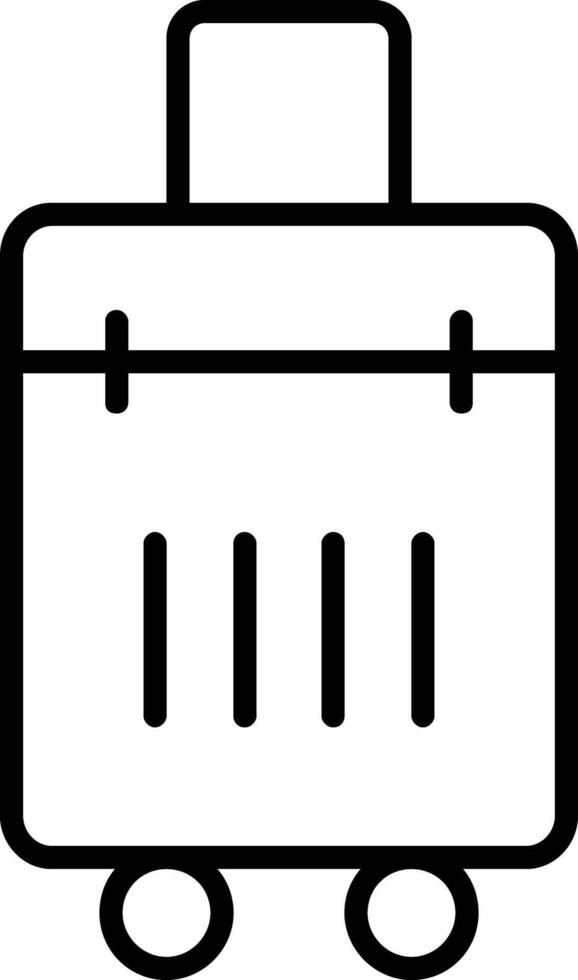 Bag Line Icon vector