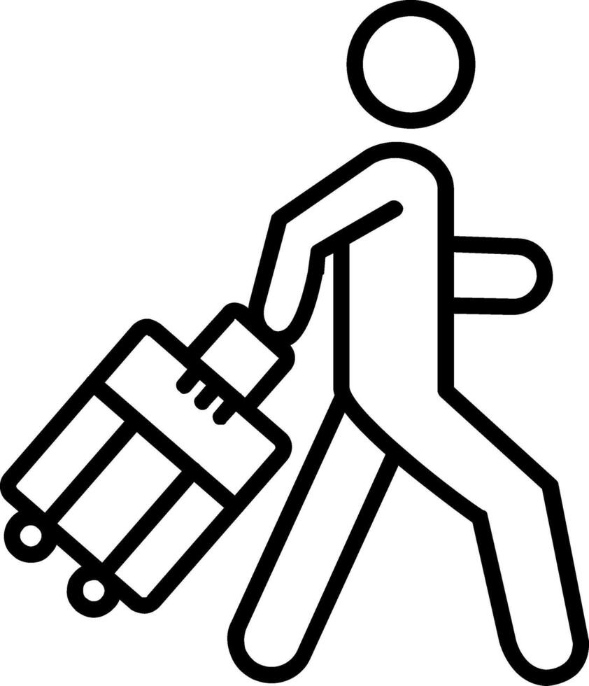 Person Line Icon vector