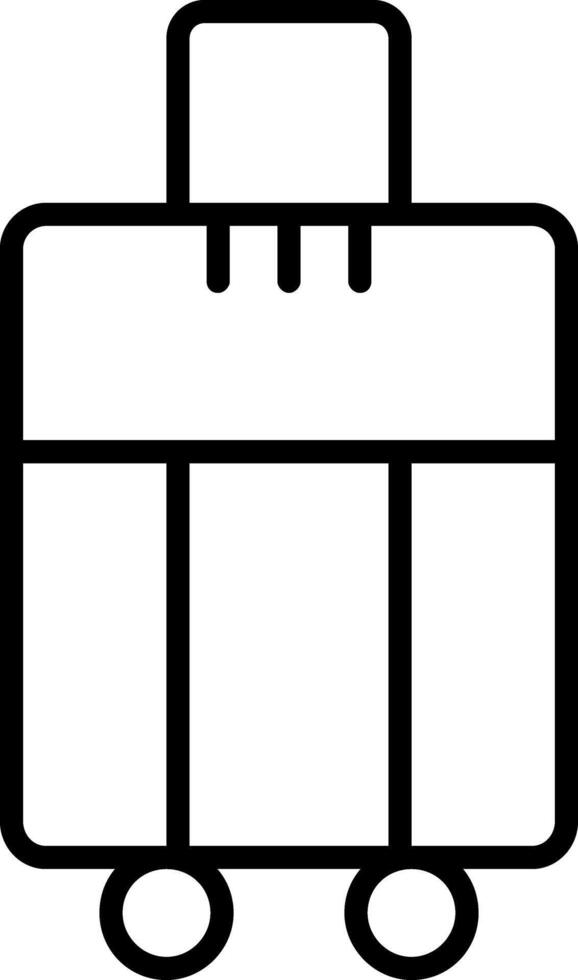 Luggage Line Icon vector