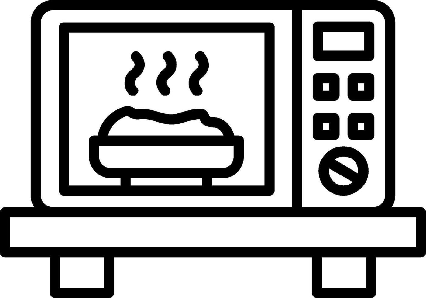 Oven Line Icon vector