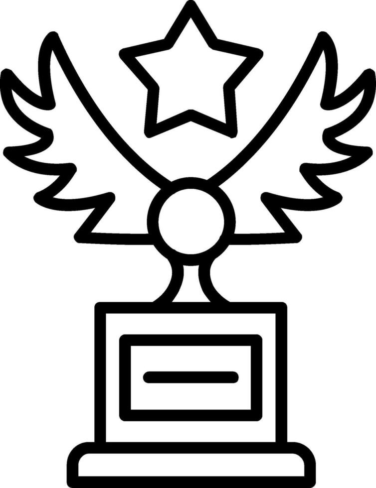 Wings Line Icon vector
