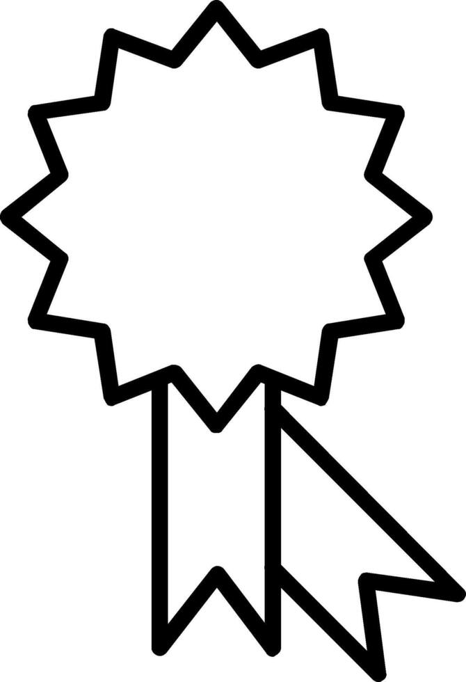 Ribbon Line Icon vector