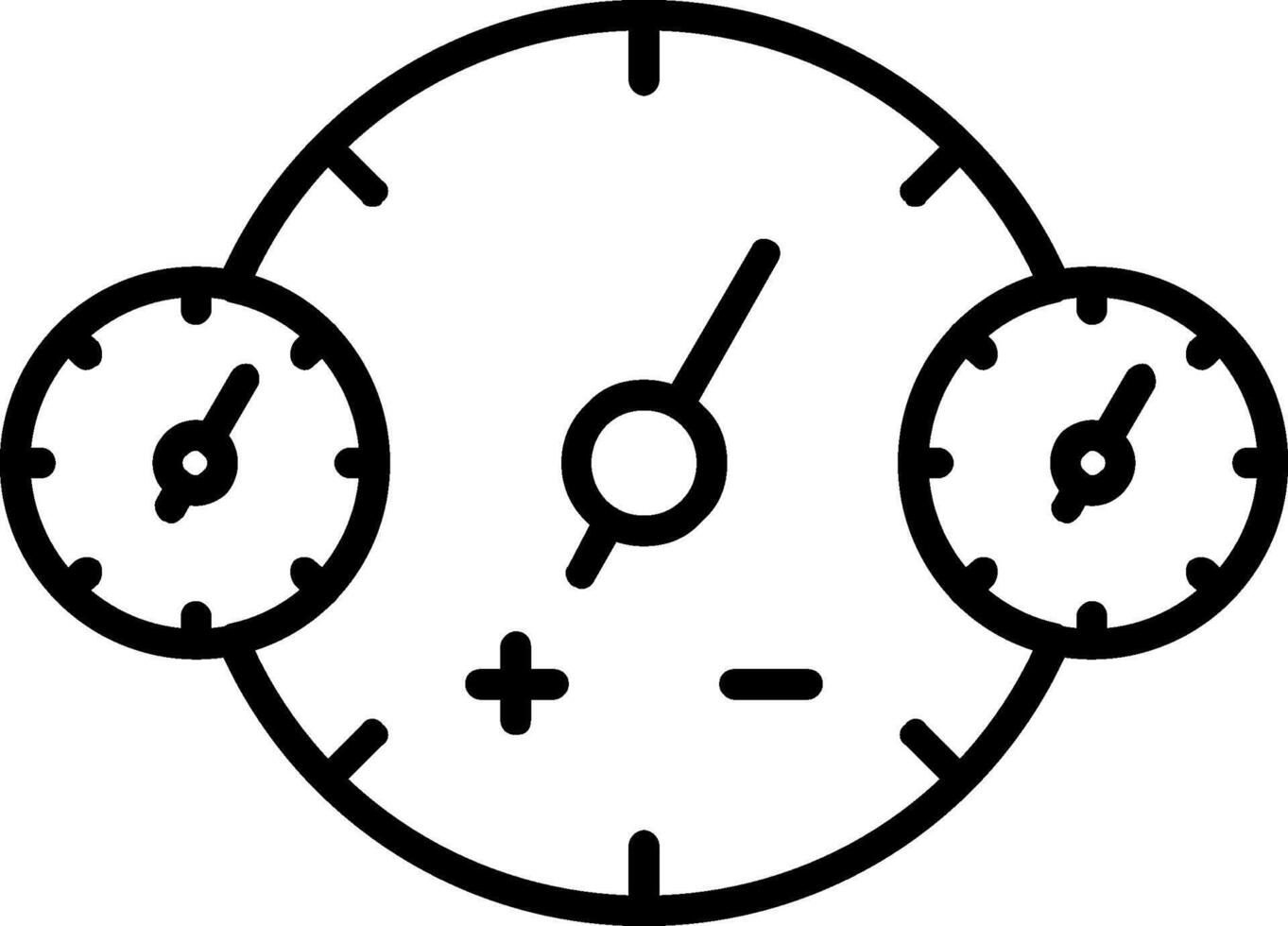 Clocks Line Icon vector