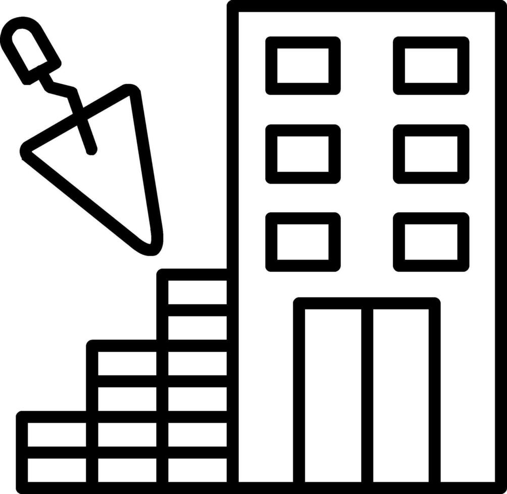 Construction Line Icon vector