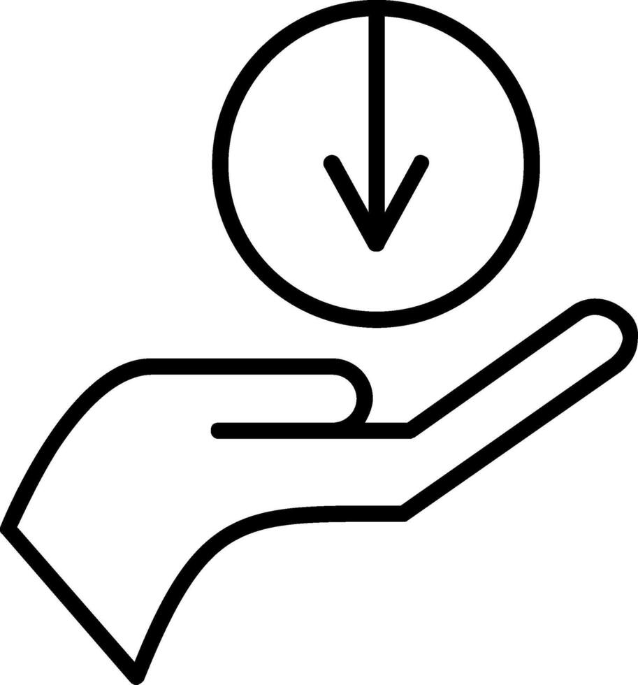 Download Line Icon vector