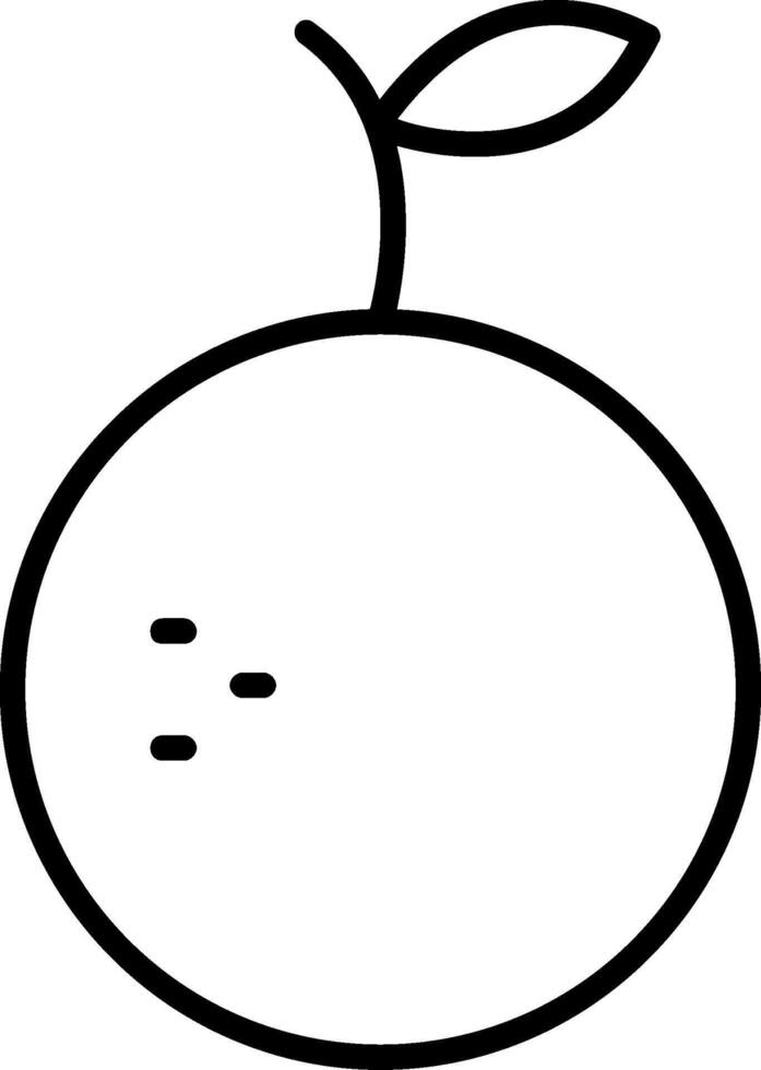Orange Line Icon vector