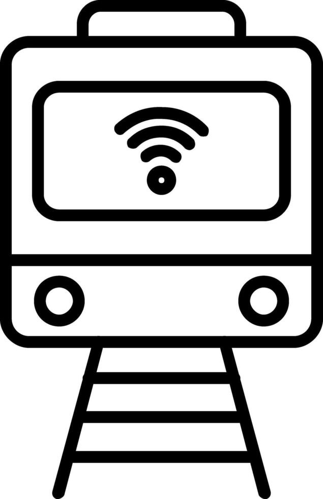 Train Line Icon vector