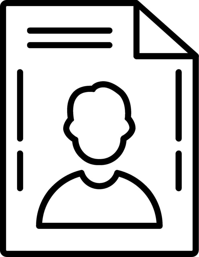 File Line Icon vector
