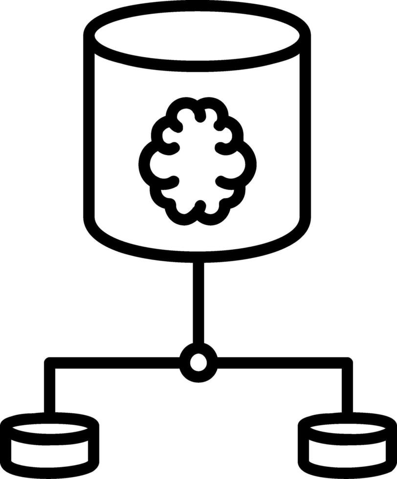 Network Line Icon vector